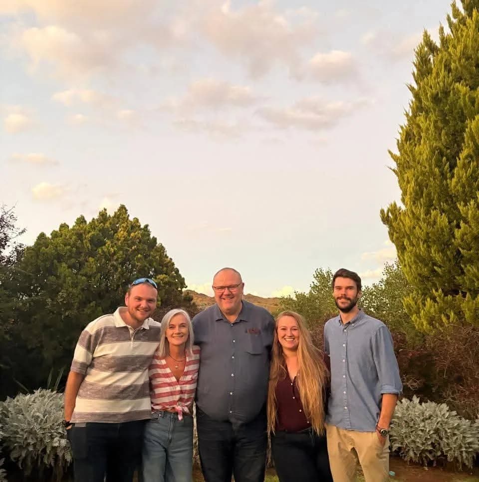 The family who host you at Be Blessed Selfcatering